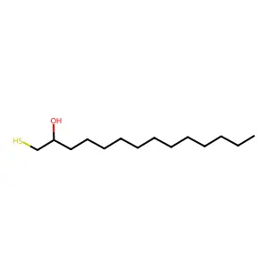 1-Mercaptotetradecan-2-ol structure
