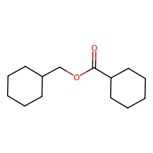 Cyclohexylmethyl cyclohexanecarboxylate structure