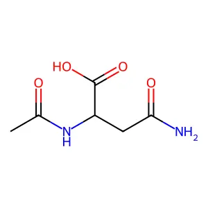 N2-Acetyl-D-asparagine structure