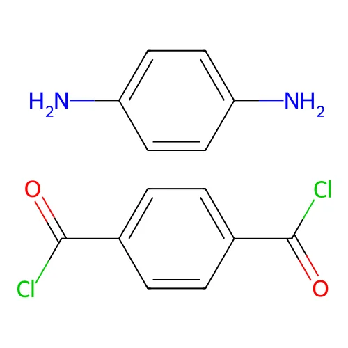 Benzene-1,4-diamine;benzene-1,4-dicarbonyl chloride structure