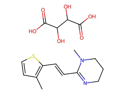 MORANTEL TARTRATE structure
