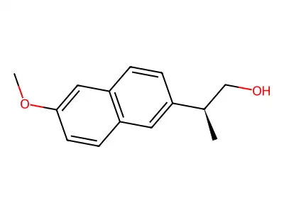 2-(6-Methoxynaphthalen-2-yl)propan-1-ol structure