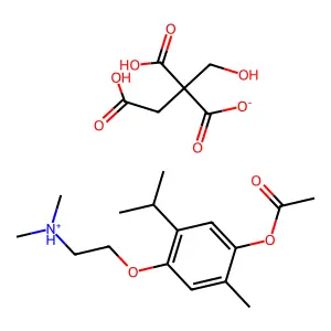 Morisylyte citrate structure