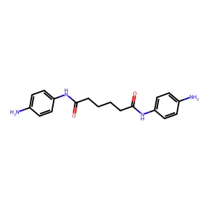 N,N'-Bis(4-aminophenyl)adipamide structure