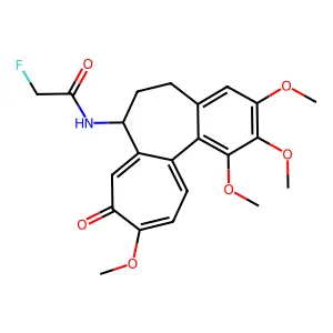 Colchicine, 17-fluoro- structure