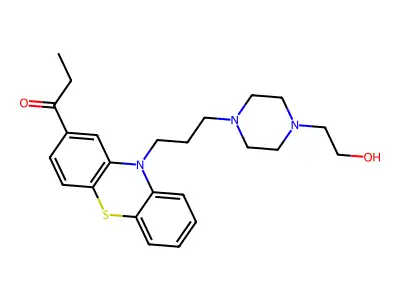Carphenazine structure