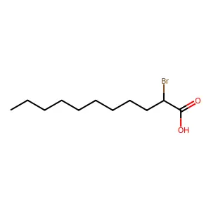 2-Bromoundecanoic acid structure
