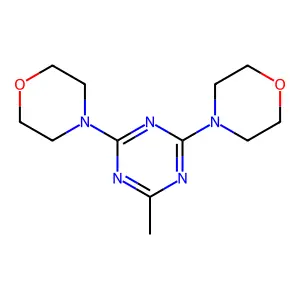 s-Triazine, 2,4-dimorpholino-6-methyl- structure