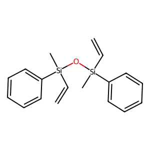 Disiloxane, 1,3-diethenyl-1,3-dimethyl-1,3-diphenyl- structure