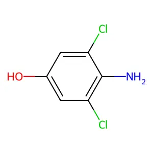 4-Amino-3,5-dichlorophenol structure