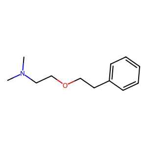 Ethylamine, N,N-dimethyl-2-(phenethyloxy)- structure