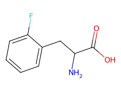 2-Fluorophenylalanine structure