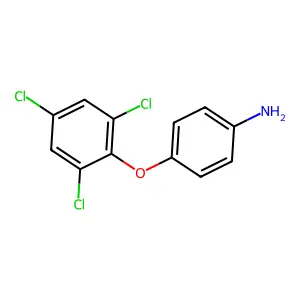 4-(2,4,6-Trichlorophenoxy)aniline structure