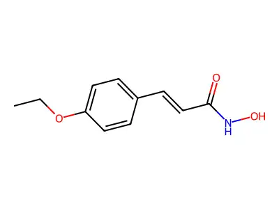 3-(4-ethoxyphenyl)-N-hydroxyprop-2-enamide structure