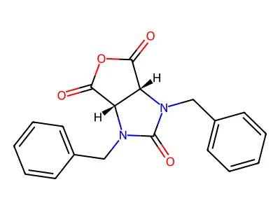 1,3-Dibenzyldihydro-1h-furo[3,4-d]imidazole-2,4,6(3h)-trione structure