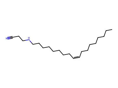 3-(Octadec-9-enylamino)propanenitrile structure