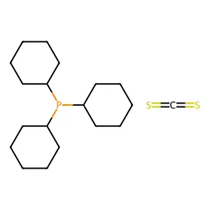 Phosphine, tricyclohexyl-, compd. with carbon disulfide (1:1) structure