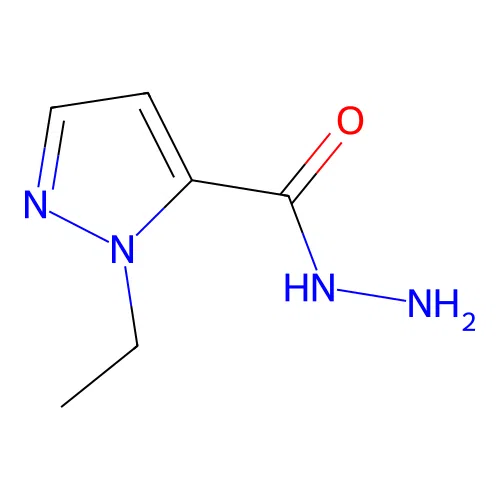 1-ethyl-1H-pyrazole-5-carbohydrazide structure