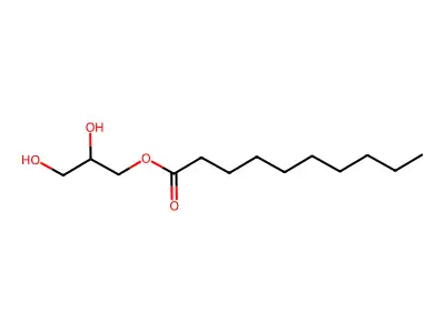 1-Decanoylglycerol structure