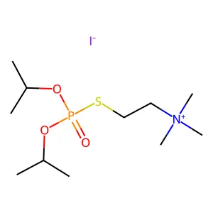 Diisopropylphosphorylthiocholine iodide structure