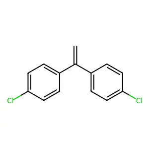 1,1-Bis(4-chlorophenyl)ethylene structure