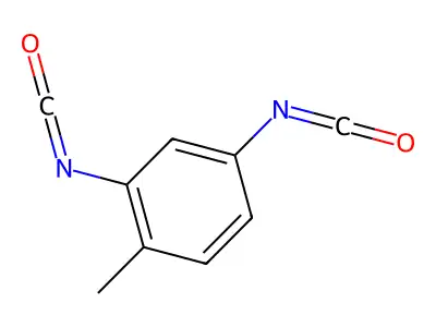 1,3-Diisocyanato-2-methylbenzene--2,4-diisocyanato-1-methylbenzene (1/1) structure
