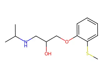 Tiprenolol structure
