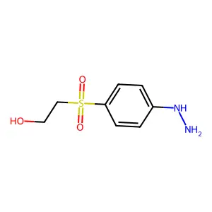 Ethanol, 2-((4-hydrazinylphenyl)sulfonyl)- structure