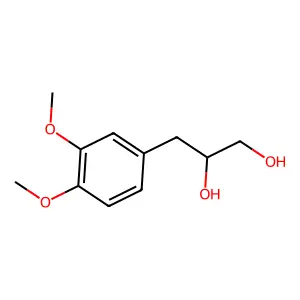 2,3-Propanediol, 1-(3,4-dimethoxyphenyl)- structure