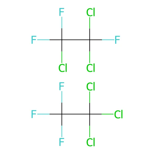 Ethane, trichlorotrifluoro- structure