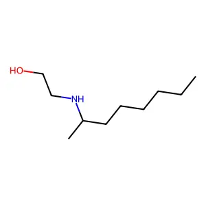 Ethanol, 2-((1-methylheptyl)amino)- structure