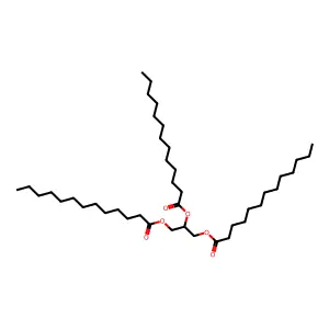 Tritridecanoin structure