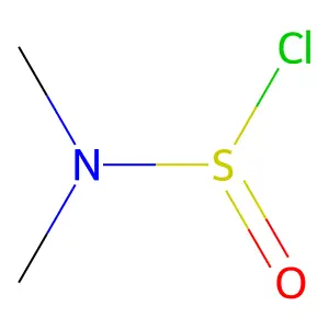Dimethylaminosulphinyl chloride structure