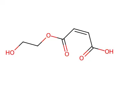 4-(2-Hydroxyethoxy)-4-oxobut-2-enoic acid structure