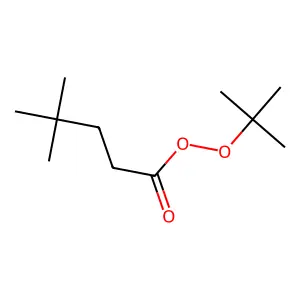 Neoheptaneperoxoic acid, 1,1-dimethylethyl ester structure
