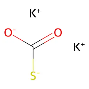 Potassium thiocarbonate structure