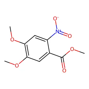 Benzoic acid, 4,5-dimethoxy-2-nitro-, methyl ester structure