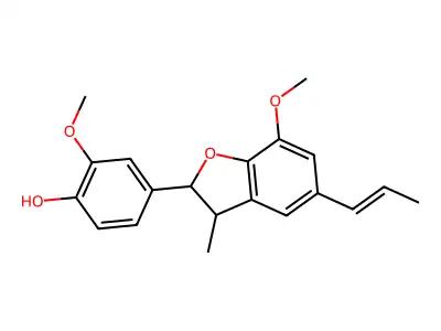 (+/-)-trans-Dehydrodiisoeugenol structure