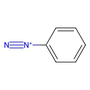 Benzenediazonium structure