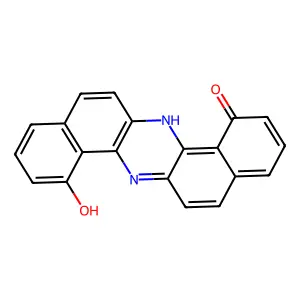 Dibenzo[a,h]phenazine-1,8-diol structure
