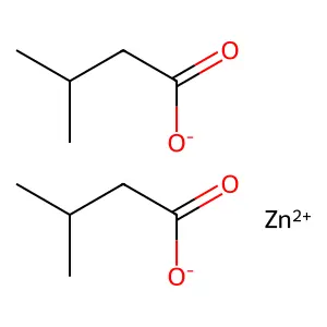 Zinc diisovalerate structure