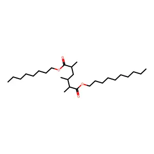 Hexanedioic acid, trimethyl-, decyl octyl ester structure