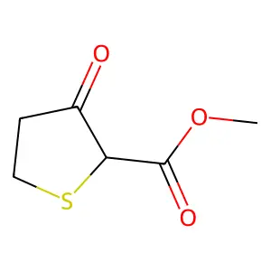 2-Thiophenecarboxylic acid, tetrahydro-3-oxo-, methyl ester structure