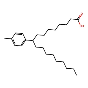 Octadecanoic acid, 9(or 10)-(methylphenyl)- structure