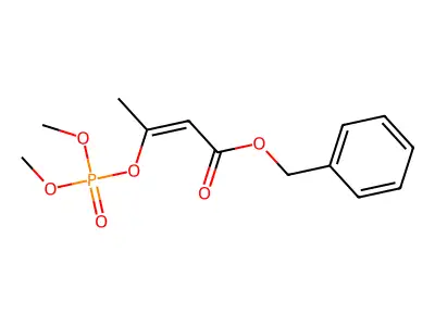 Benzyl 3-dimethoxyphosphoryloxybut-2-enoate structure