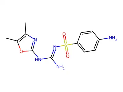 Enterocura; Sulfaguanol structure