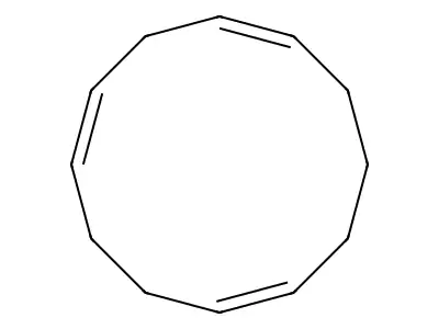 1,4,8-Cyclododecatriene structure