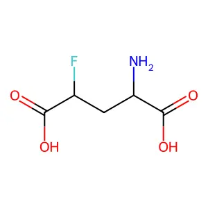 4-Fluoroglutamic acid structure