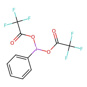 Bis(trifluoroacetoxy)iodobenzene structure