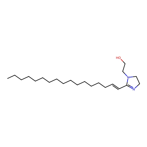 2-(Heptadecenyl)-4,5-dihydro-1H-imidazole-1-ethanol structure